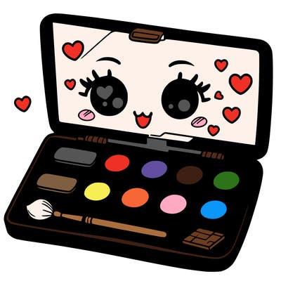 makeup pallet