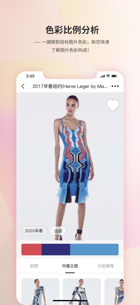 diction - Diction app color proportion analysis tool for fashion design