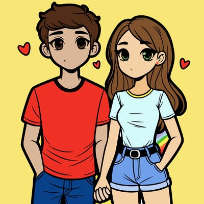 boyfriend and girlfriend