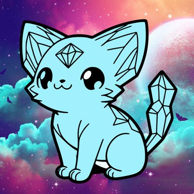 crystal kitten