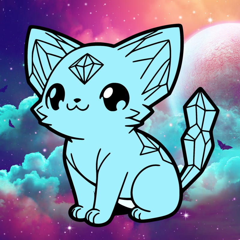 crystal kitten