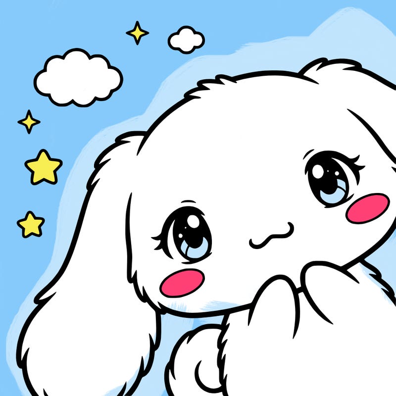 anime cinnamoroll cute fluffy