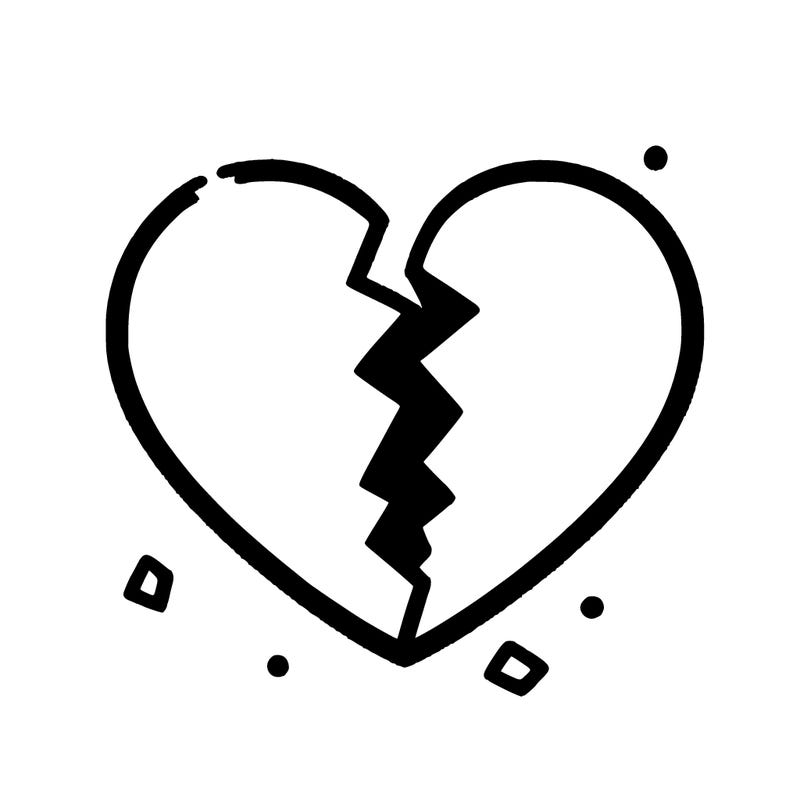 a plain broken heart