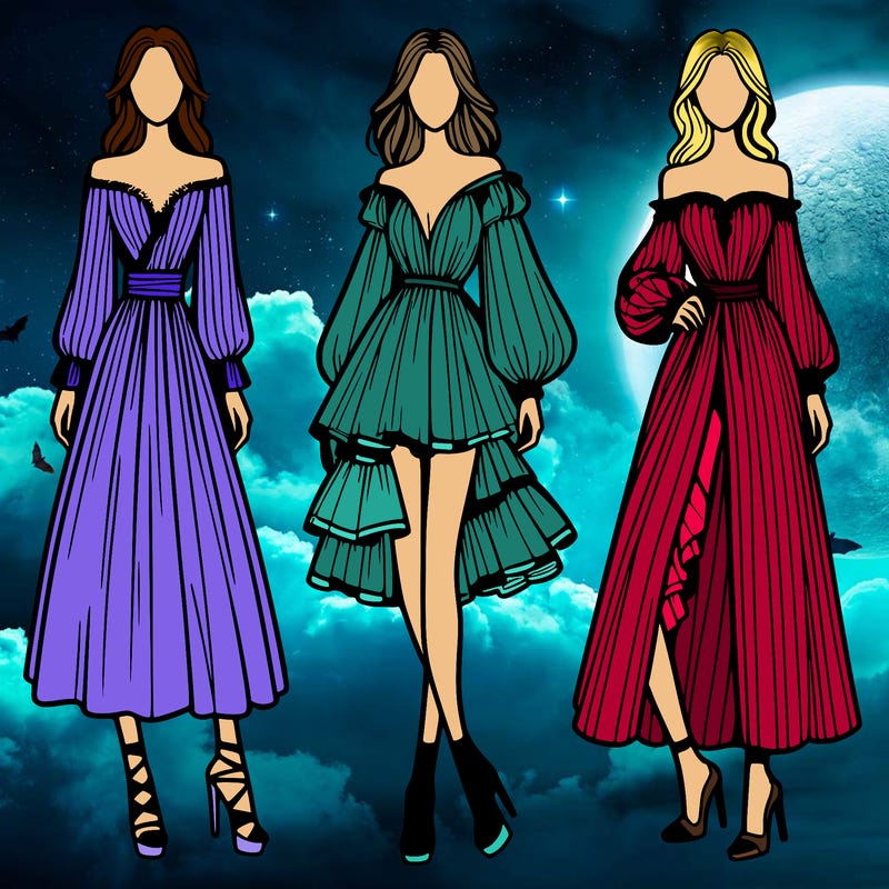 fashion models dresses