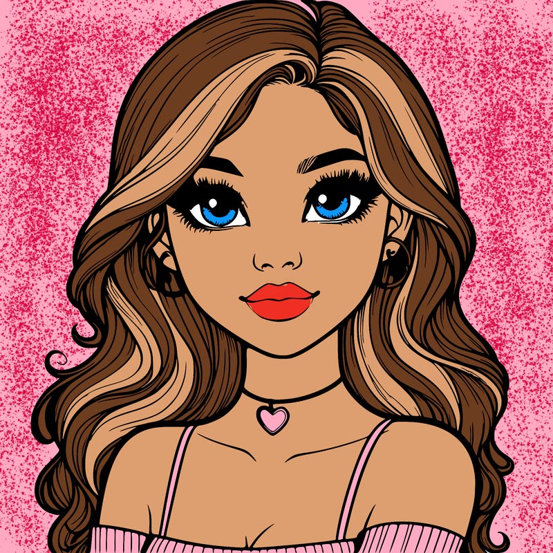 realistic pretty girl