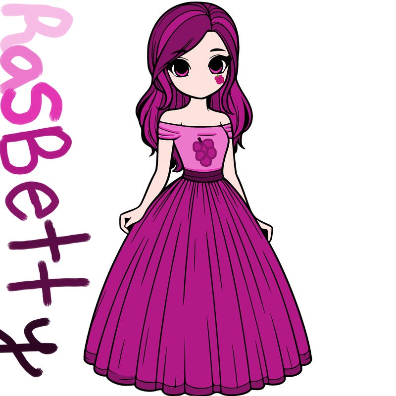 realistic girl in dress