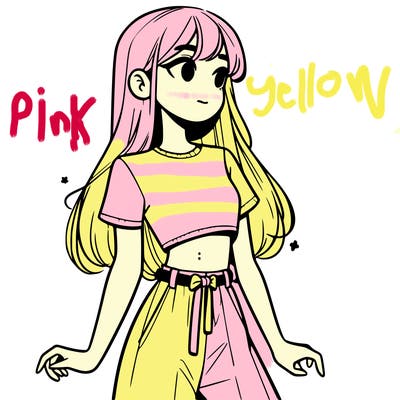 girl in a cute crop top