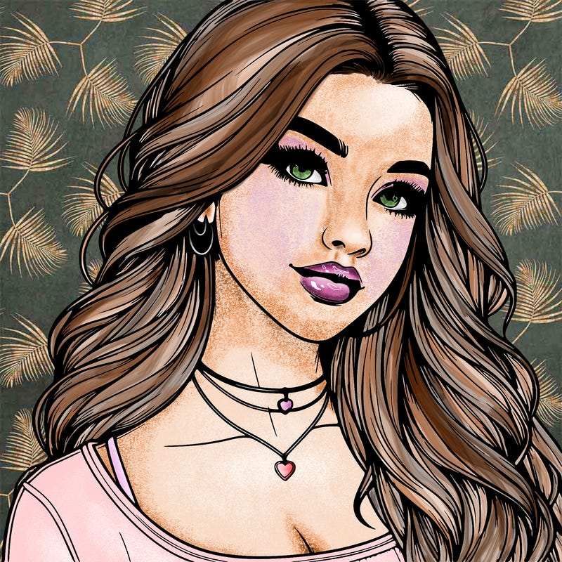 detailed realistic girl