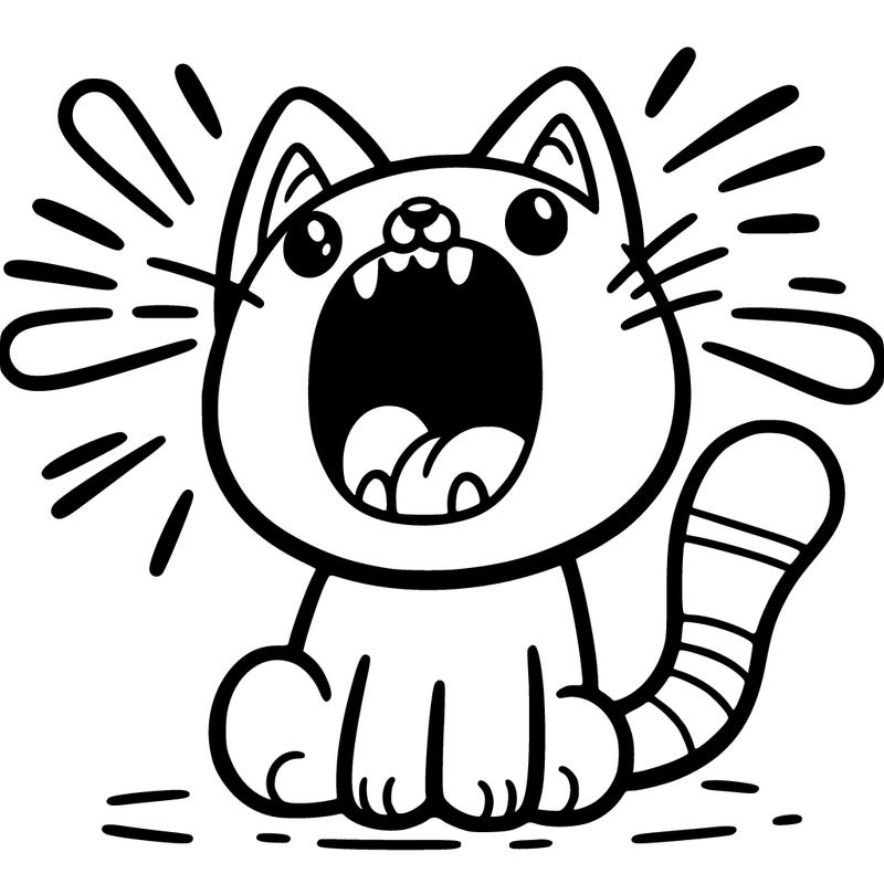 screaming cat