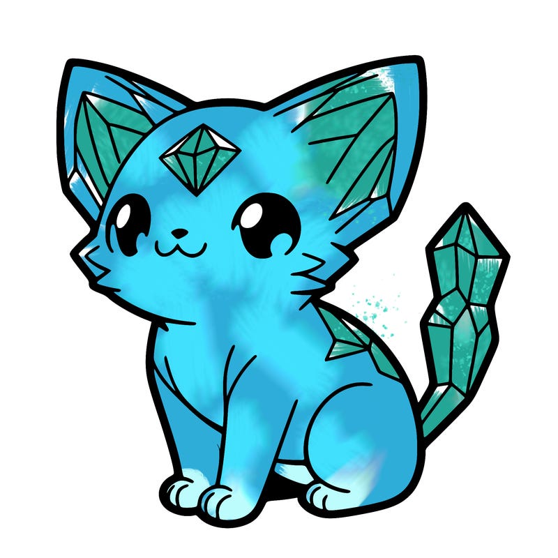 crystal kitten