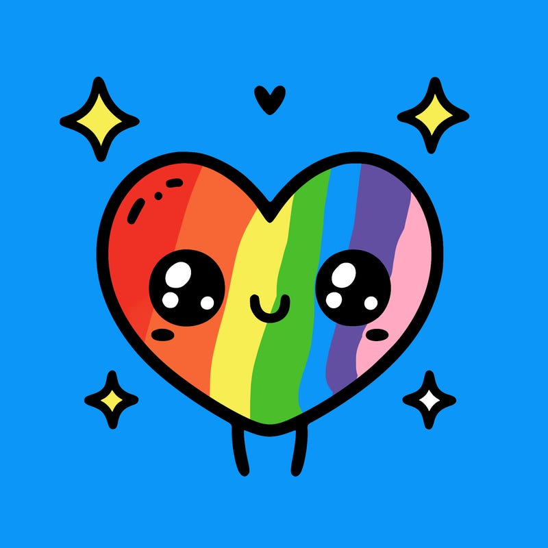 cute heart with love