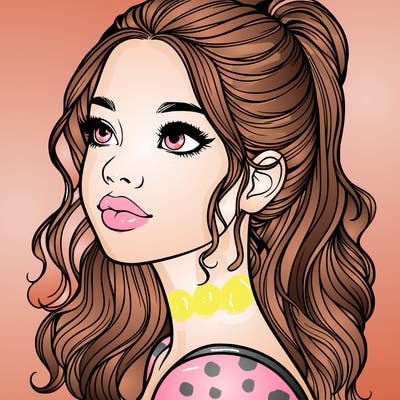 beautiful realistic girl