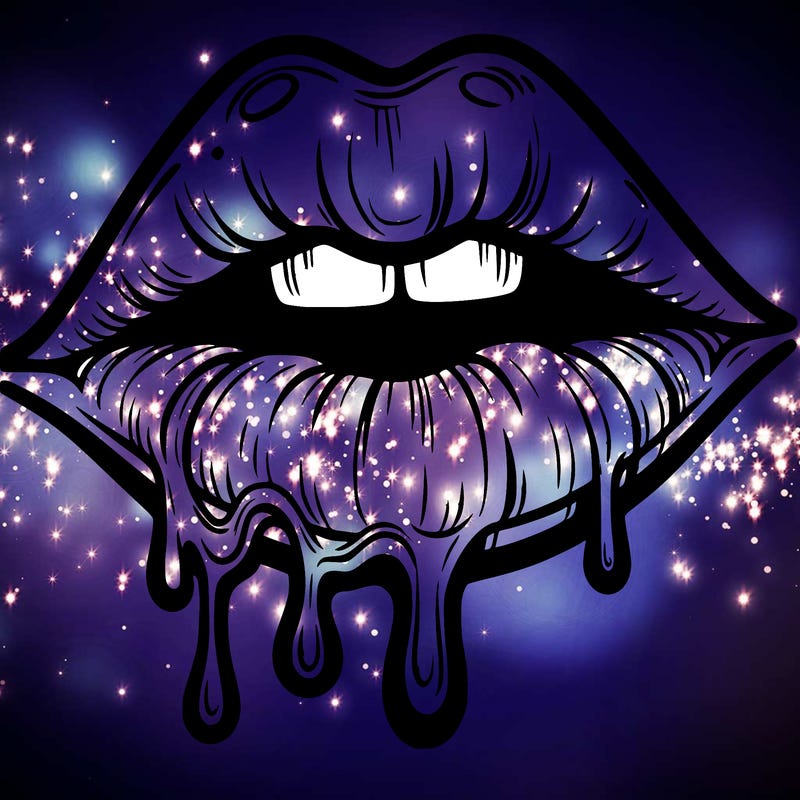 lips that look realistic and drip