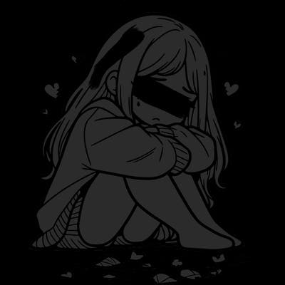 a girl after a breakup