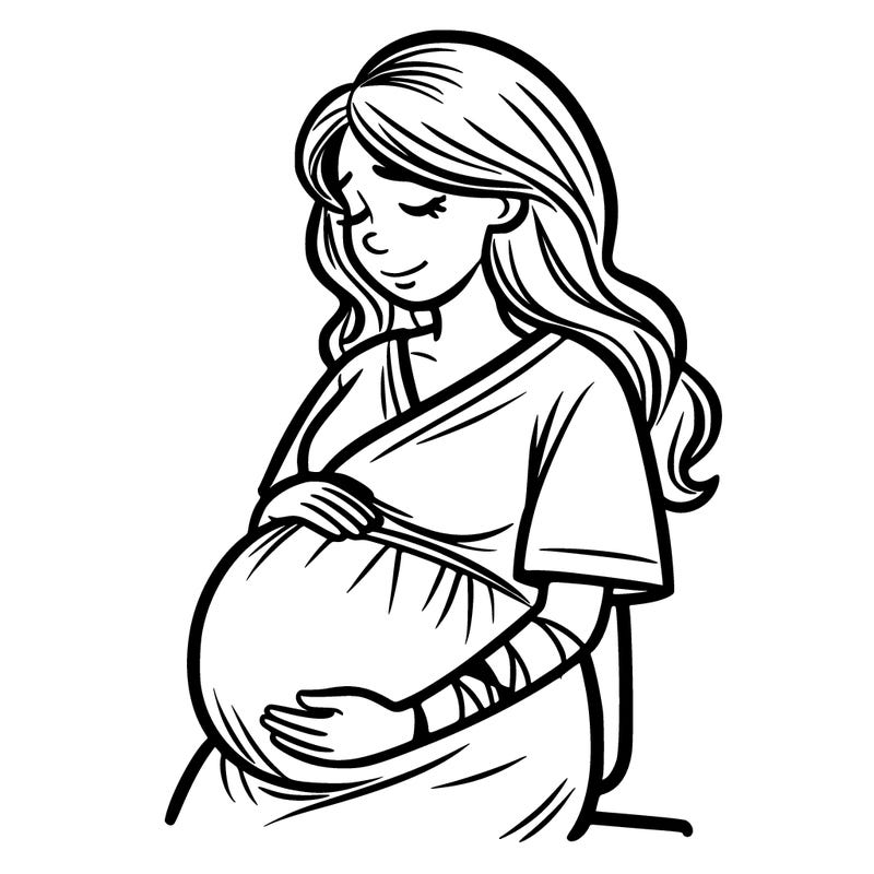 pregnant mother in labor