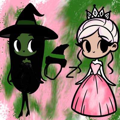 elphaba and glinda