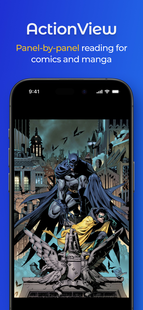 Hoopla Digital ActionView, lecteur de bandes dessinées et de mangas case par case