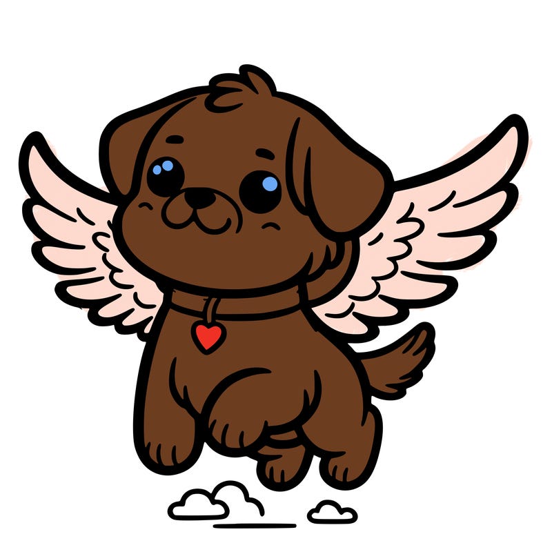 dog with wings