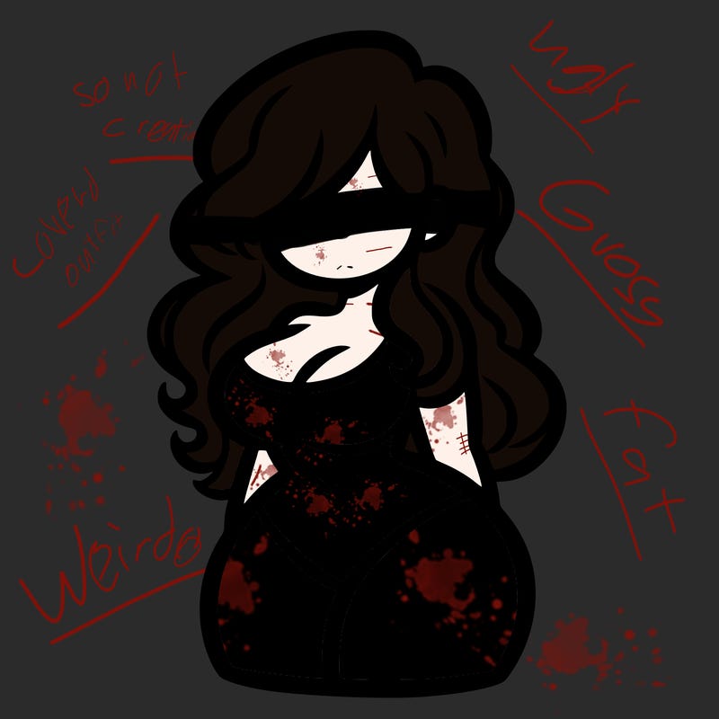 curvy woman with hair