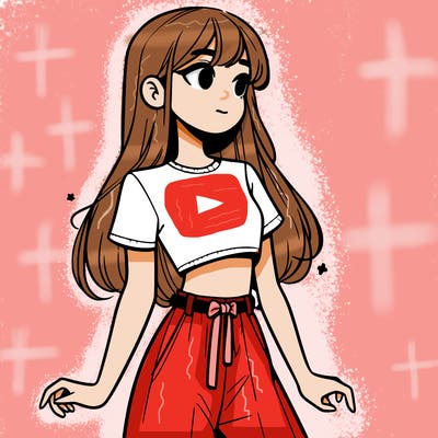 girl in a cute crop top