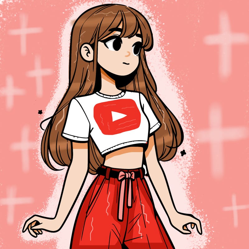 girl in a cute crop top