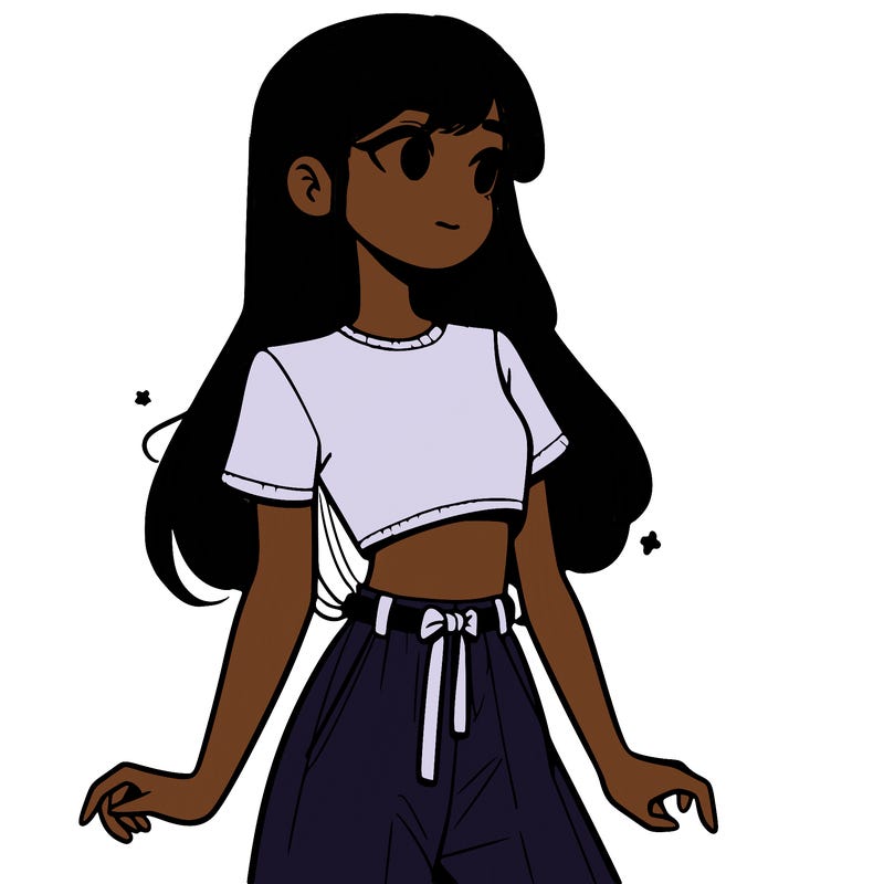 girl in a cute crop top