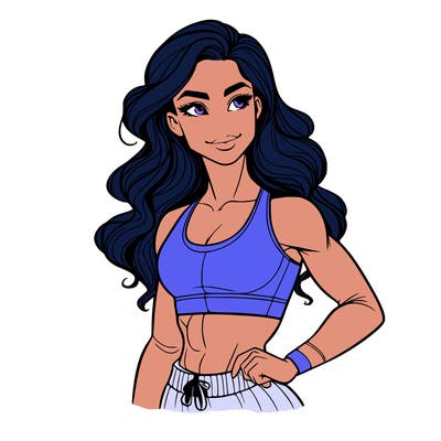 gorgeous girl with good body