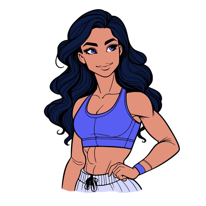 gorgeous girl with good body