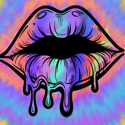 lips that look realistic and drip