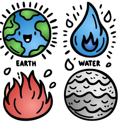 earth fire water and air