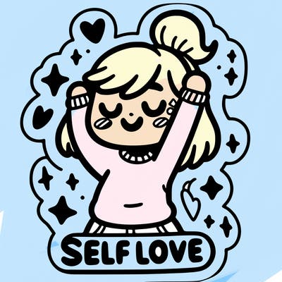 self-love sticker