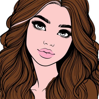 beautiful realistic girl