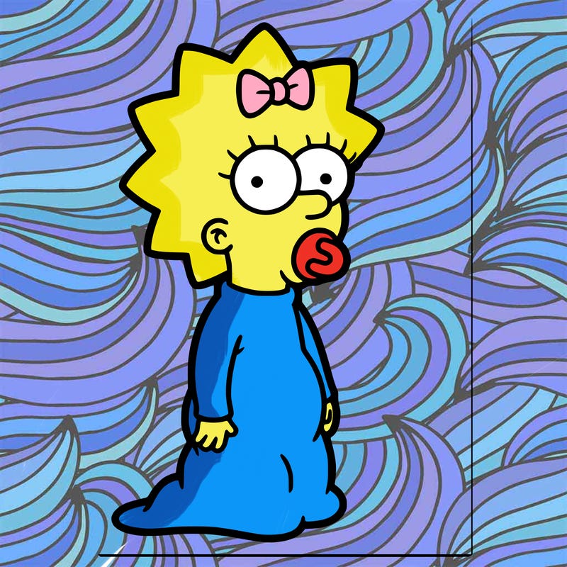 maggie, from the the simpsons