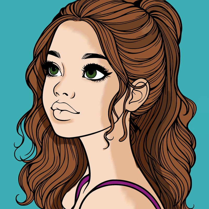 beautiful realistic girl