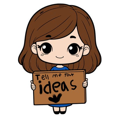 girl with sign