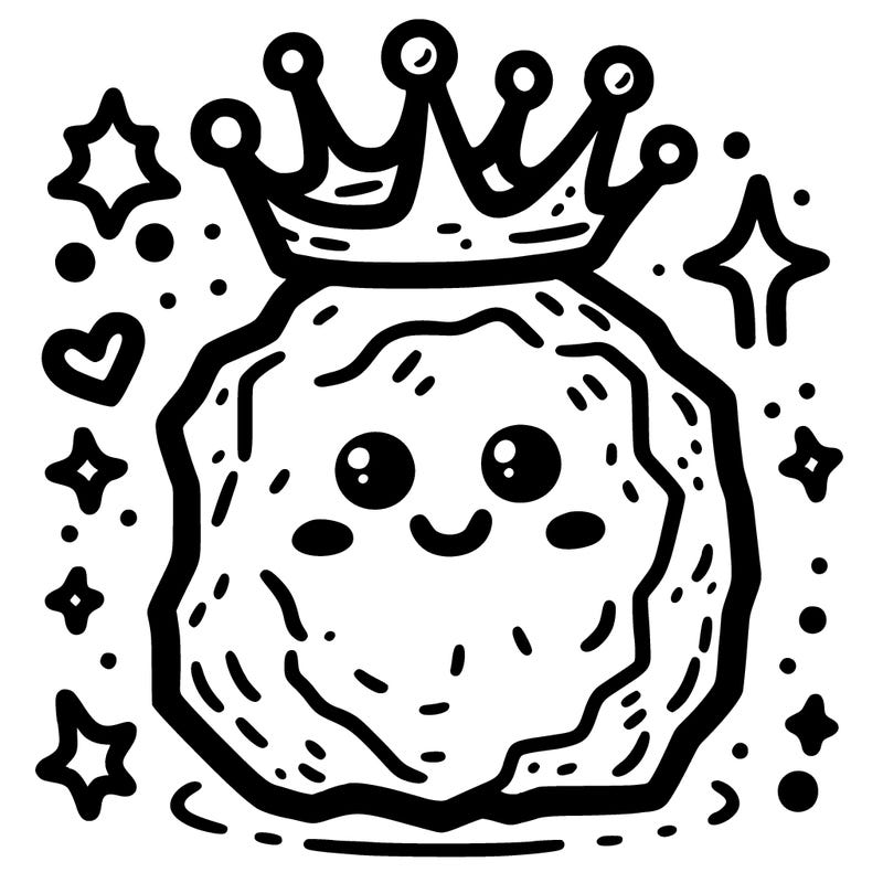 the rock with a crown