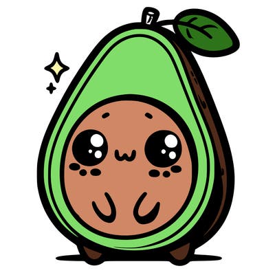cute avocado