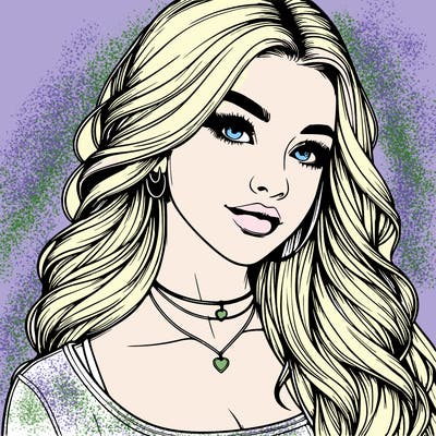 detailed realistic girl