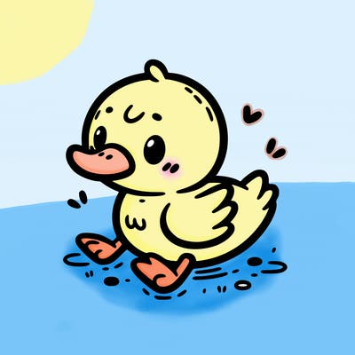 cute duck