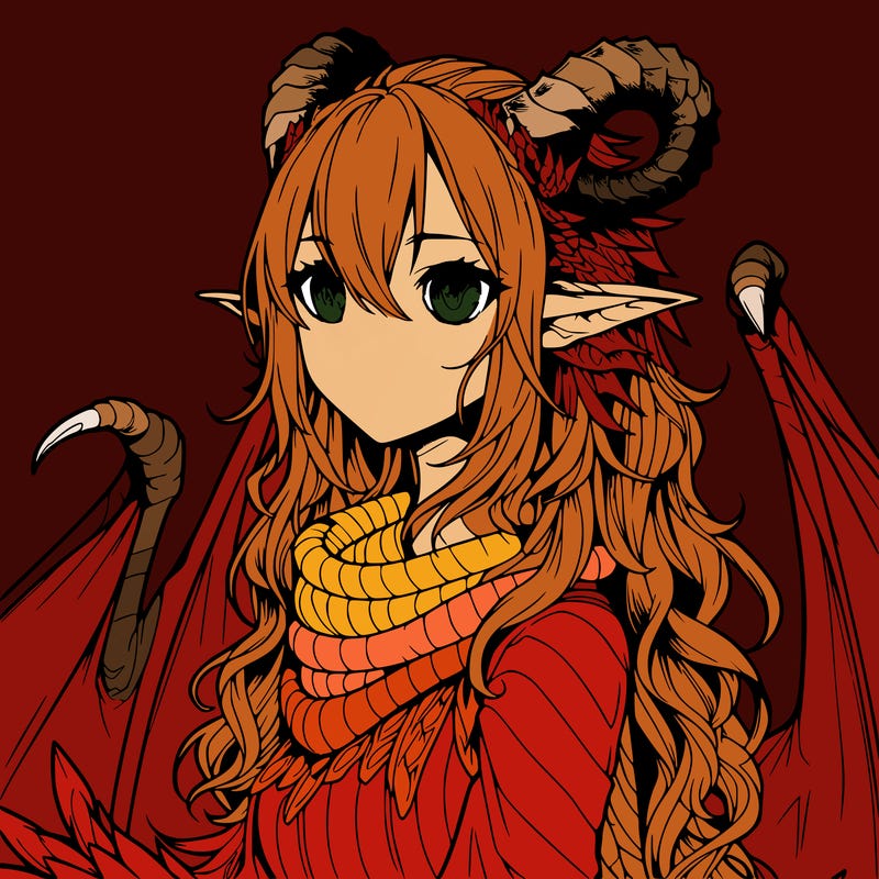 dragon girl realistic fantasy