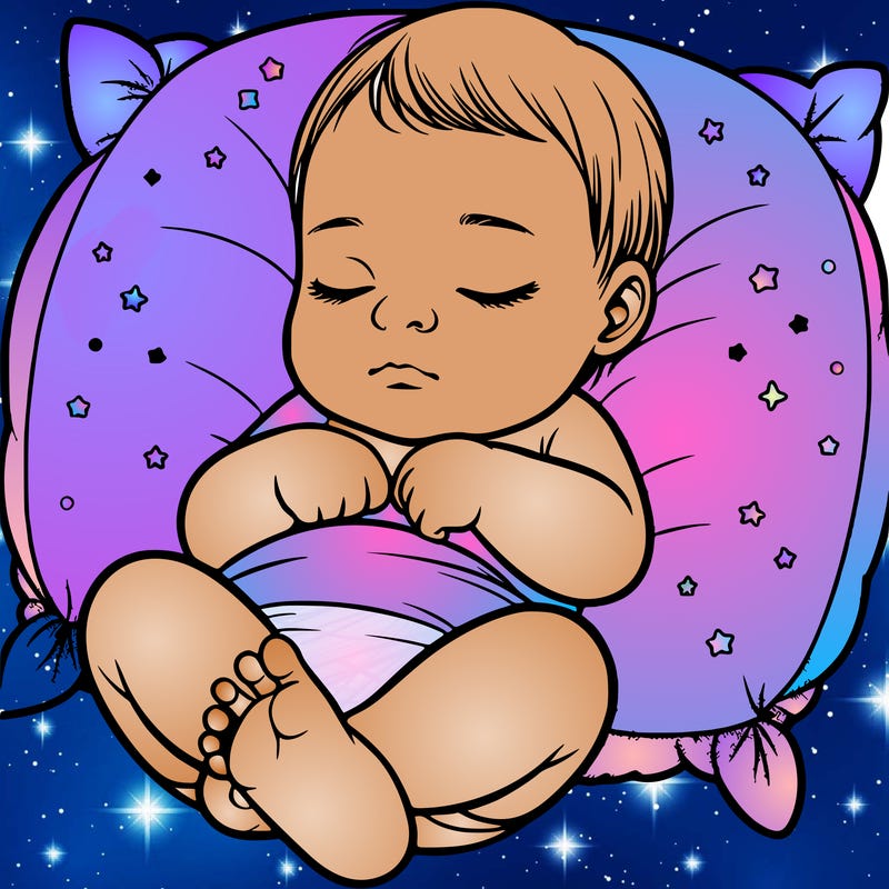 realistic sleeping baby