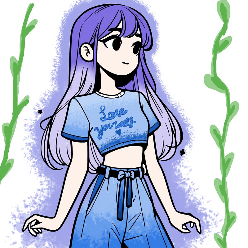 girl in a cute crop top