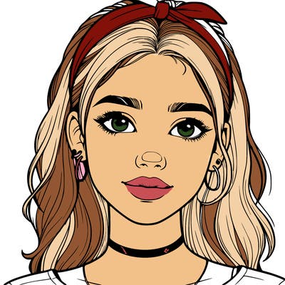 realistic teenage girl