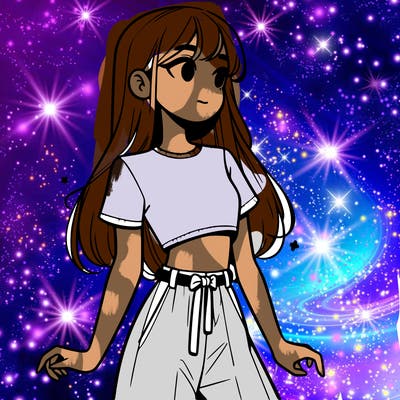 girl in a cute crop top