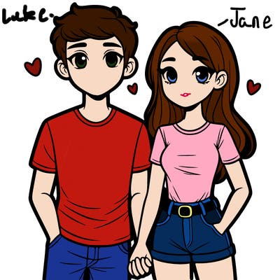 boyfriend and girlfriend