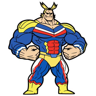 superhero all might