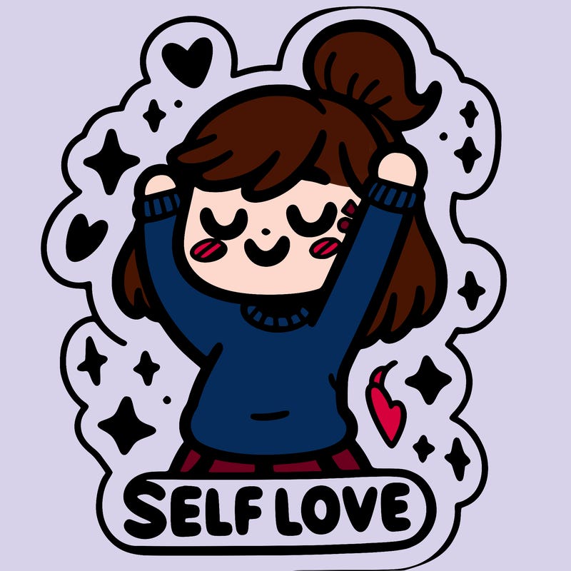 self-love sticker