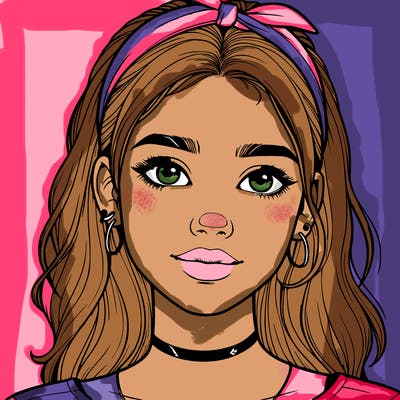 realistic teenage girl