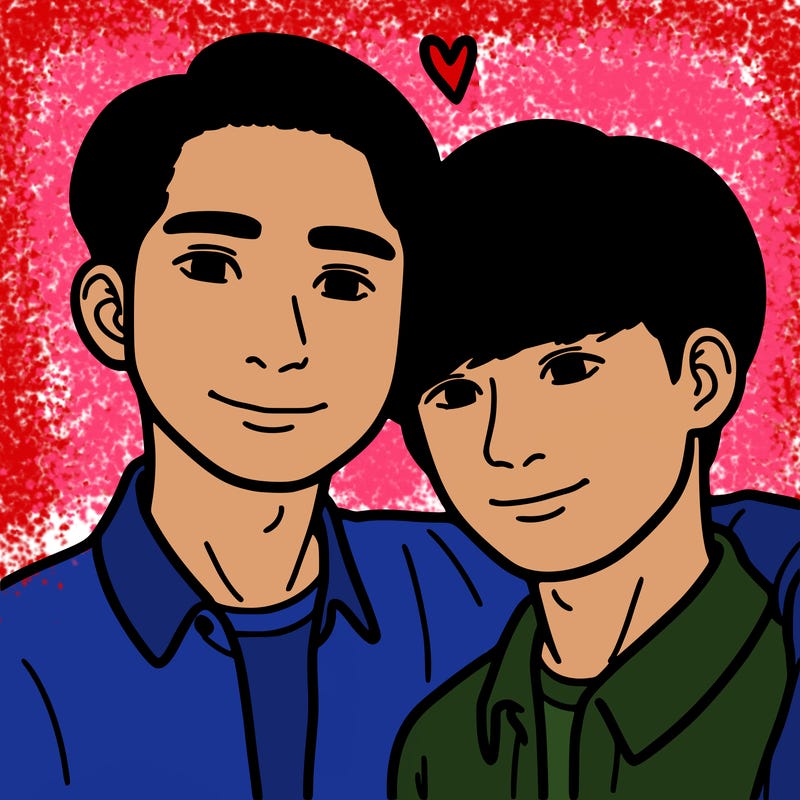 asian gay couple