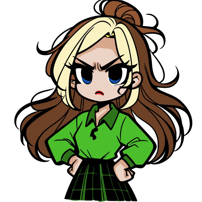 angry girl